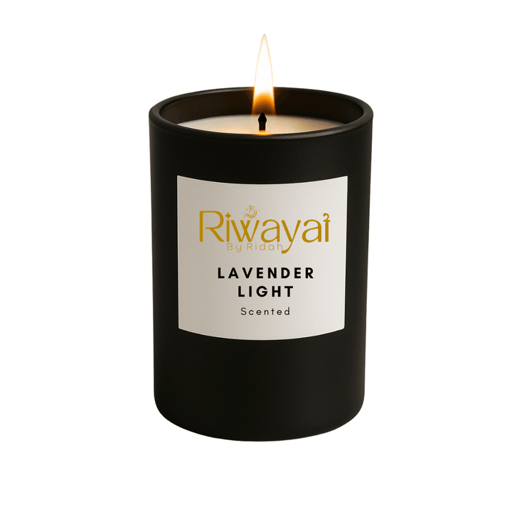 Lavender Light Home Scented Candle - RiwayatbyRida