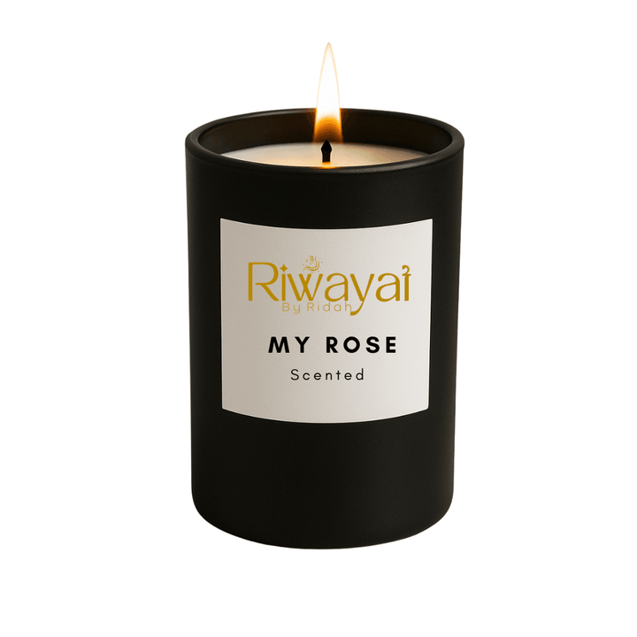 My Rose scented Luxury Candle - RiwayatbyRida