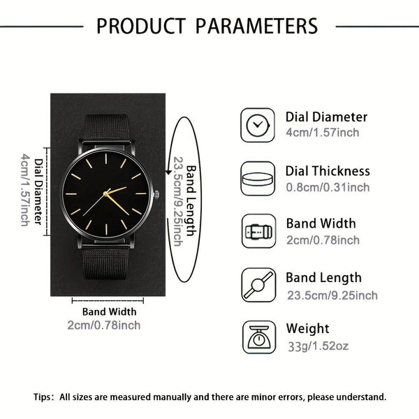 Women Stylish Quartz Watch with braclet - RiwayatbyRida