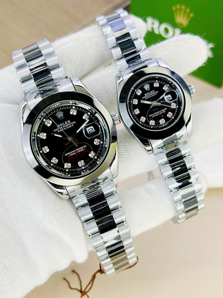 Rolex Couple Watches-Best For Gifts(Black) - RiwayatbyRida