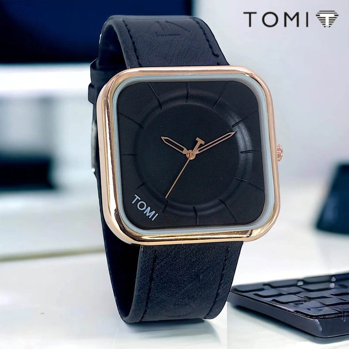 Tomi square Watch New Design Premium Quality Watch - RiwayatbyRida