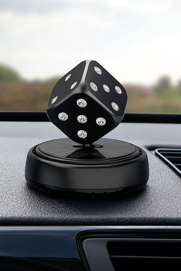 Dice-Shaped Car Dashboard Solar Freshener - RiwayatbyRida