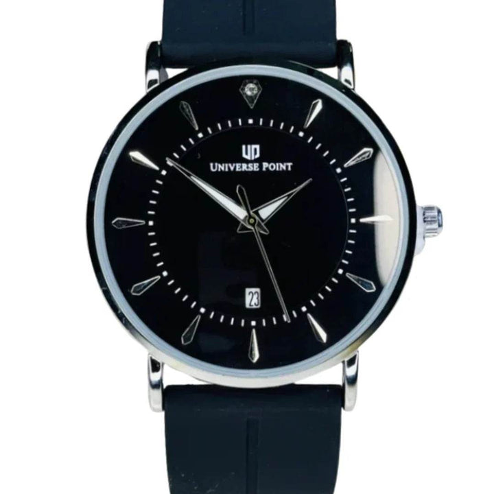 Universal Point Watch for men Slim Black- Magnetic Strap Watch in Pakistan - RiwayatbyRida