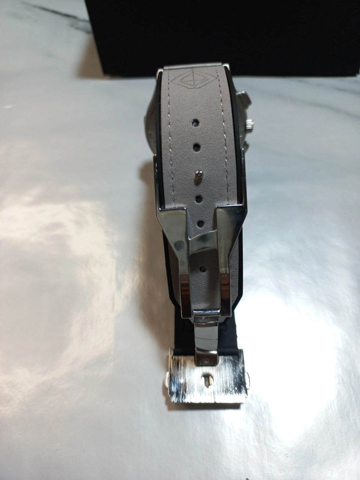 Hublot Chronograph Luxury Watch – Stainless Steel Case & Leather Strap - RiwayatbyRida